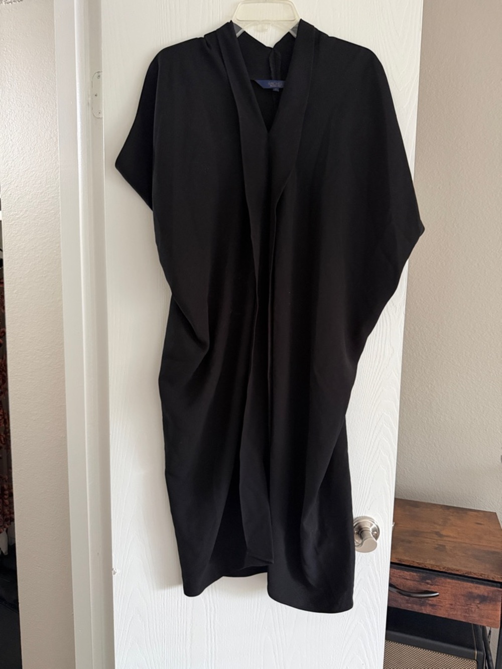 RACHEL Rachel Roy Black Draped Black Dress / Tunic